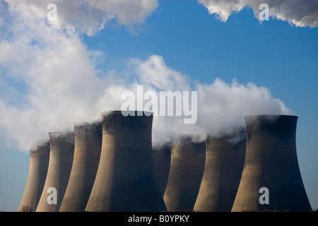 Cottam Power Station Trent Valley Norfolk Angleterre Banque D'Images