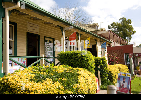 Kangaroo Valley township et bureau de poste dans les hautes terres du sud de la Nouvelle Galles du Sud, Australie Banque D'Images