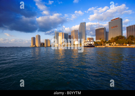 La ville de Miami, Miami, Floride, USA Banque D'Images
