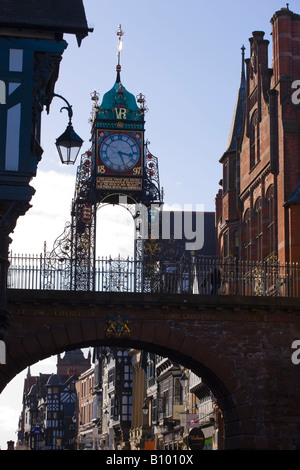 Eastgate Clock Chester Cheshire Angleterre Banque D'Images