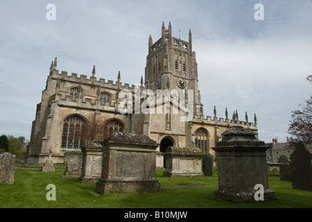 L'église St Mary Fairford Banque D'Images