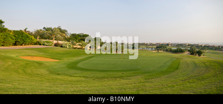 Panorama, Katameya Heights Golf Course, le Nouveau Caire, Egypte Banque D'Images