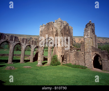 Llanthony Priory, fondée au 12ème siècle dédiée à saint David Banque D'Images