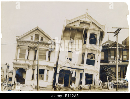 Tremblement de terre de San Francisco 1906 Banque D'Images