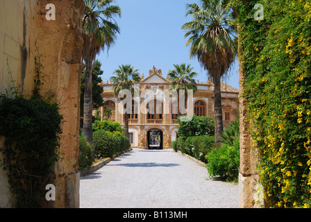 La villa Palagonia, Piazza Garibaldi, Citta di Bagheria, Province de Palerme, Sicile, Italie Banque D'Images