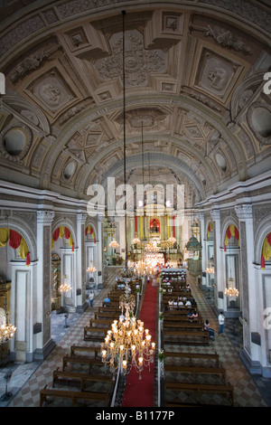 Intrerior de San Agustin Church dans Intramuros Banque D'Images