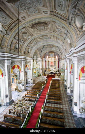 Intrerior de San Agustin Church dans Intramuros Banque D'Images