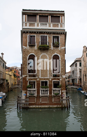 Venezia, Kopfbau am Rio di San Giovanni, Banque D'Images