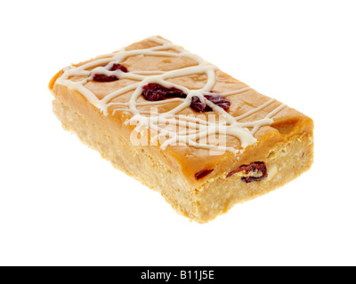 Savoureux et de canneberges fraîches Caramel Yaourt Coupes ou Biscuits Crêpes isolés contre un fond blanc avec aucun peuple et un chemin de détourage Banque D'Images