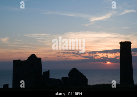 Wheale Coate tin mine, Cornwall Banque D'Images