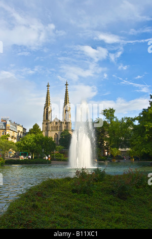 Augustaplatz Baden-Baden Allemagne Banque D'Images