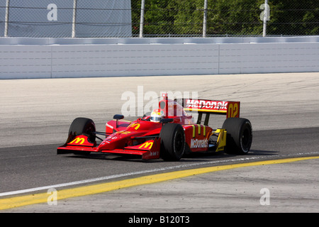 Milwaukee Mile IndyCar Series Justin Wilson 2008 Banque D'Images