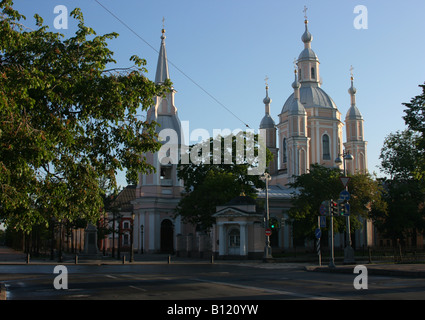 La Cathédrale Saint André, Saint Petersburg, Russie Banque D'Images