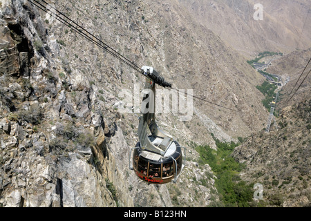 Tramway Aérien de Palm Springs, California USA Banque D'Images