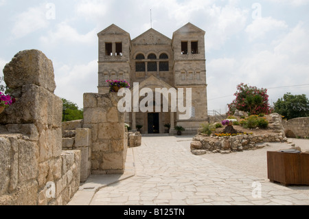 Eglises de Terre Sainte : l'Eglise de la Transfiguration, Mt Tabor Israël. Banque D'Images