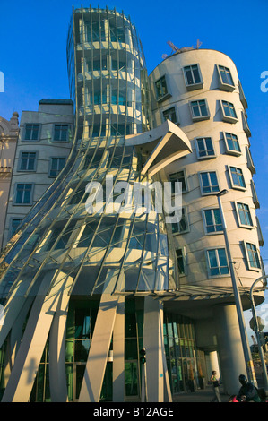 Dancing House Prague République Tchèque Banque D'Images