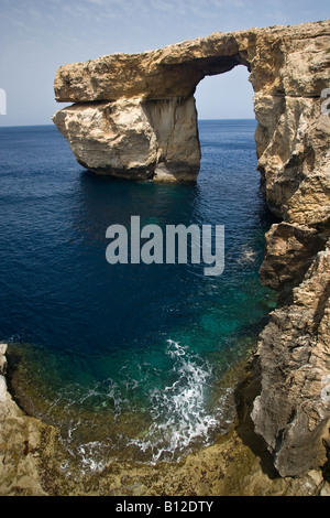 Fenêtre d'azur Point Dwejra Malte Gozo Banque D'Images