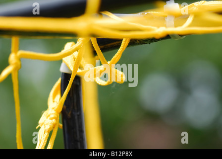 Un gros plan du net jaune Banque D'Images