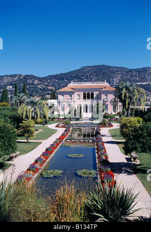 St Jean Cap Ferrat, Villa Ephrussi de Rothschild Banque D'Images