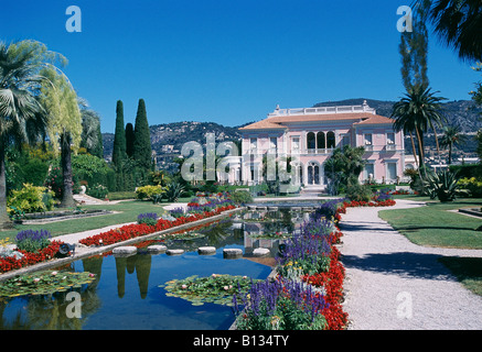 St Jean Cap Ferrat, Villa Ephrussi de Rothschild Banque D'Images