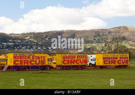 Cirque d'Etat de Moscou dans la région de Malvern Worcestershire Banque D'Images