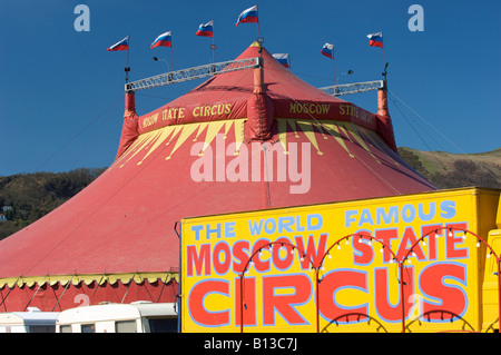 Cirque d'Etat de Moscou dans la région de Malvern Worcestershire Banque D'Images