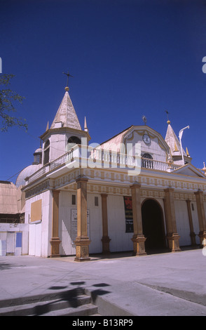 La Tirana église , près de Iquique, Chili Banque D'Images