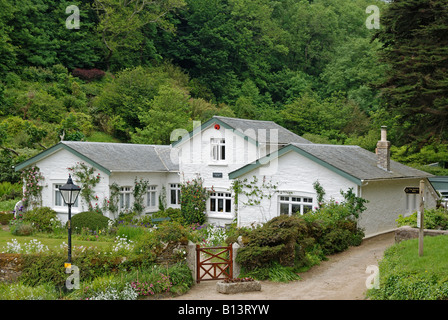 Gîte La Maison de readymoney Daphné du Maurier (entre 1942-1943) à readymoney Cove près de fowey à Cornwall, Angleterre, Royaume-Uni Banque D'Images