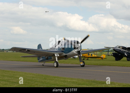 Grumman F6F Hellcat Duxford Spring Air Show 2008 Banque D'Images