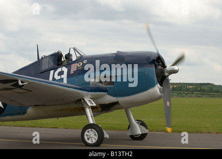 Grumman F6F Hellcat Duxford Spring Air Show 2008 Banque D'Images