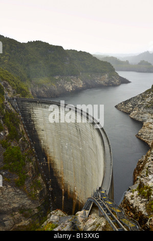 Le barrage de Gordon, Tasmanie, Australie Banque D'Images
