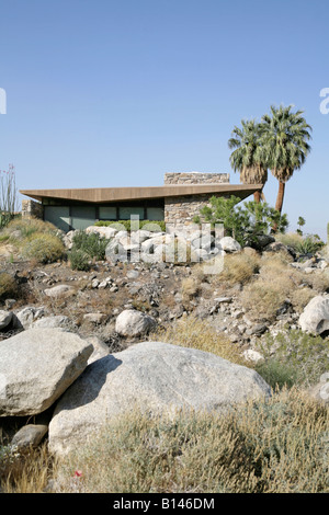 Edris House, Palm Springs, architecte Emerson Stewart Williams. Banque D'Images