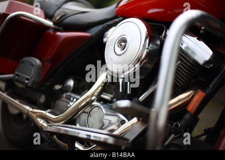 Moto Harley Davidson Road King Banque D'Images