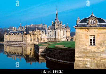 Château de Chantilly OISE PICARDIE FRANCE Banque D'Images