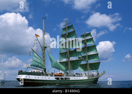Bateau à voile 'Alexander von Humboldt' Kieler Woche Schleswig Holstein Kiel Allemagne Banque D'Images