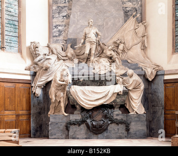 Strasbourg, Strasbourg, église Saint-Thomas, Monument de Maréchal de Saxe, Jean Bapt, Totale Grabmal Banque D'Images