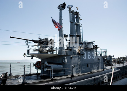 USS pampanito (SS-383) sous-marin de la DEUXIÈME GUERRE MONDIALE au pier 45, San Francisco Banque D'Images
