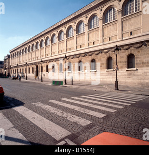 Paris, Bibliothek, Bibliotheque Sainte Genevieve, Labroust la façade, Banque D'Images