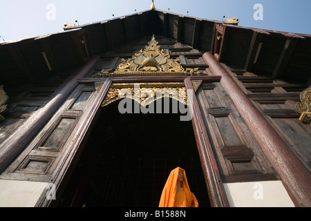 Wat Phan Tao - Chiang Mai, la province de Chiang Mai, Thaïlande Banque D'Images