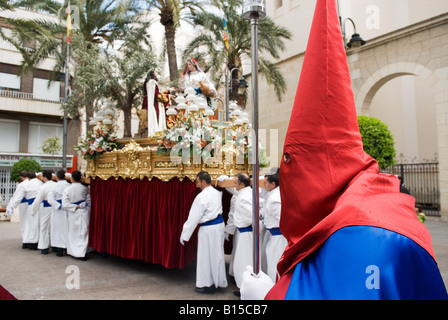 Procession de Pâques à Crevillente Alicante Espagne Banque D'Images