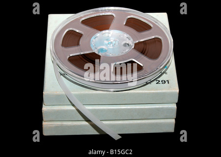 Bobine de ruban 1970 rouleau à rouleau machine à bande Banque D'Images