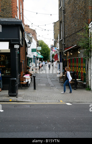 Flask Walk à Hampstead, Londres Banque D'Images