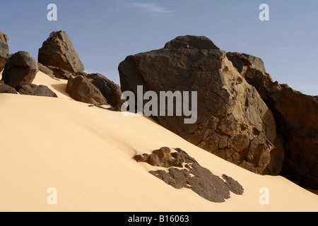 Tahaggart Tassili Ahaggar Sahara Algérie Banque D'Images