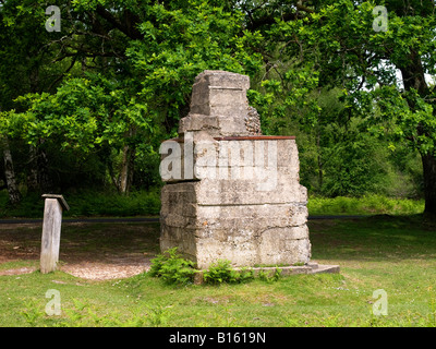 La cheminée portugais, New Forest, Hampshire, Angleterre Banque D'Images