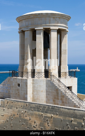 Bell Memorial La Valette Malte siège Banque D'Images