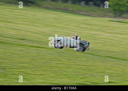 Light Green Land Rover série 1 de 80 pouces à l'ALRC 2008 National. Banque D'Images