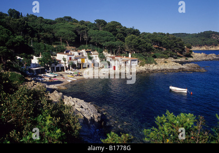 S'Alguer Cove Palamos Costa Brava Baix Emporda Gérone Catalogne Espagne Banque D'Images