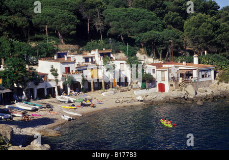 S'Alguer Cove Palamos Costa Brava Baix Emporda Gérone Catalogne Espagne Banque D'Images
