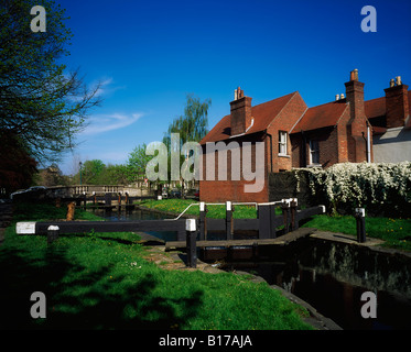 Grand Canal, Pont Huband, Dublin, Irlande Banque D'Images