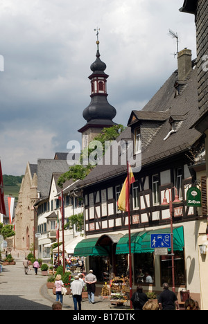 Rudesheim Vieille Ville Banque D'Images